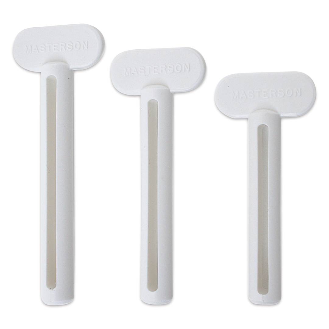 Open in modal - Masterson Paint Saver Keys - Three plastic keys shown upright