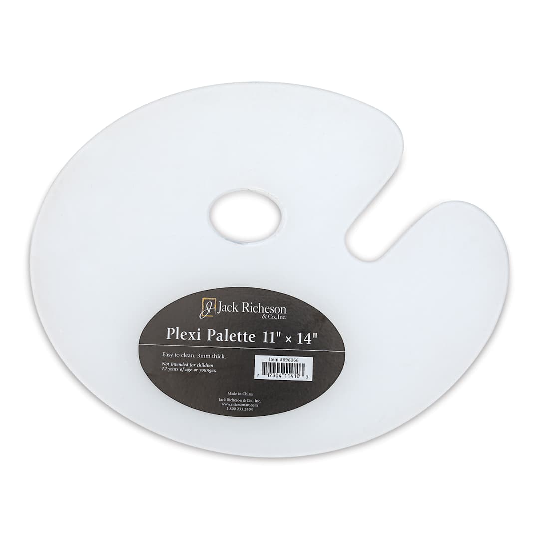 Open in modal - Richeson Clear Acrylic Palette - 14" x 11", Clear