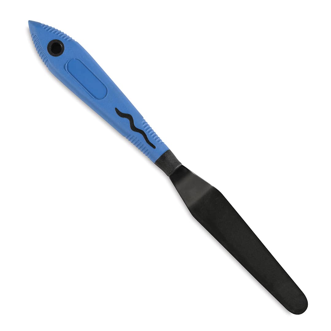 Open in modal - Blick Comfort Grip Palette Knife by RGM - Large Rounded Spatula, Style 132