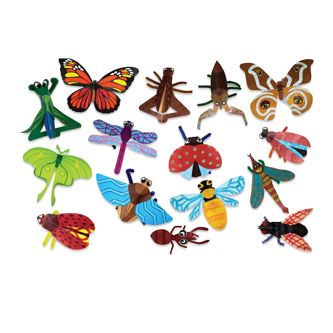 Open in modal - Roylco Beautiful Bugs - finished insect sculptures