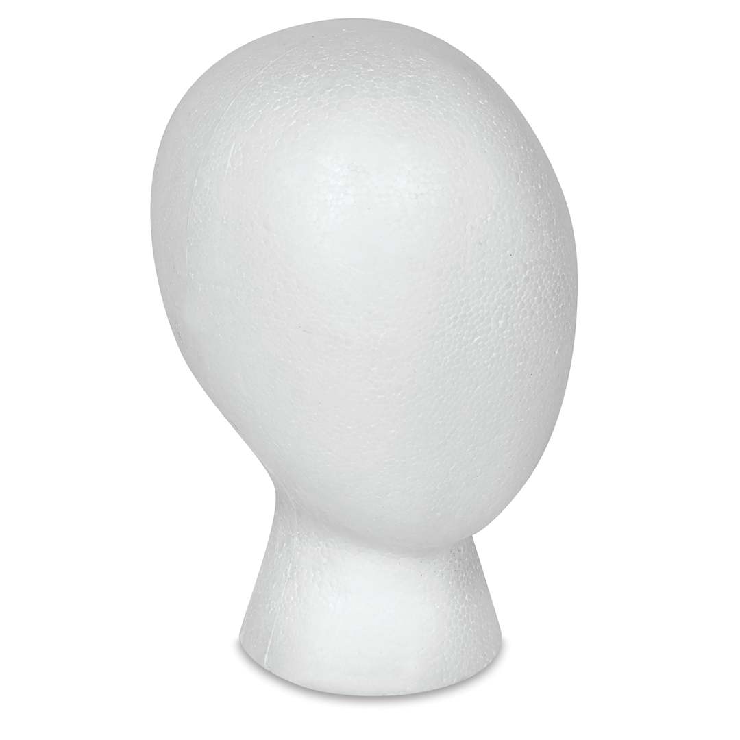 Open in modal - FloraCraft Foam Heads - Faceless Head angled view