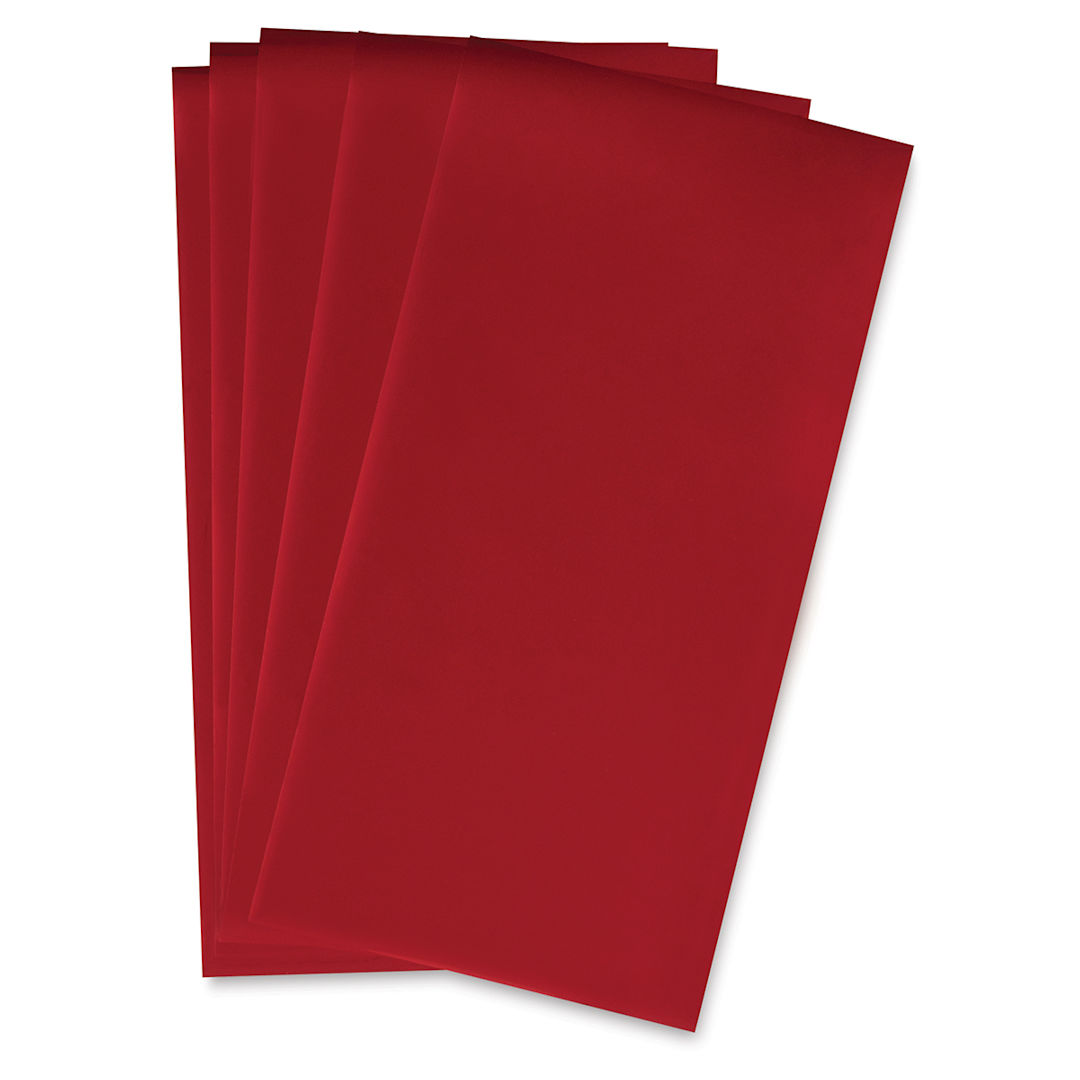 Open in modal - iCraft Deco Foil - 5 sheets of Red Foil shown in fan