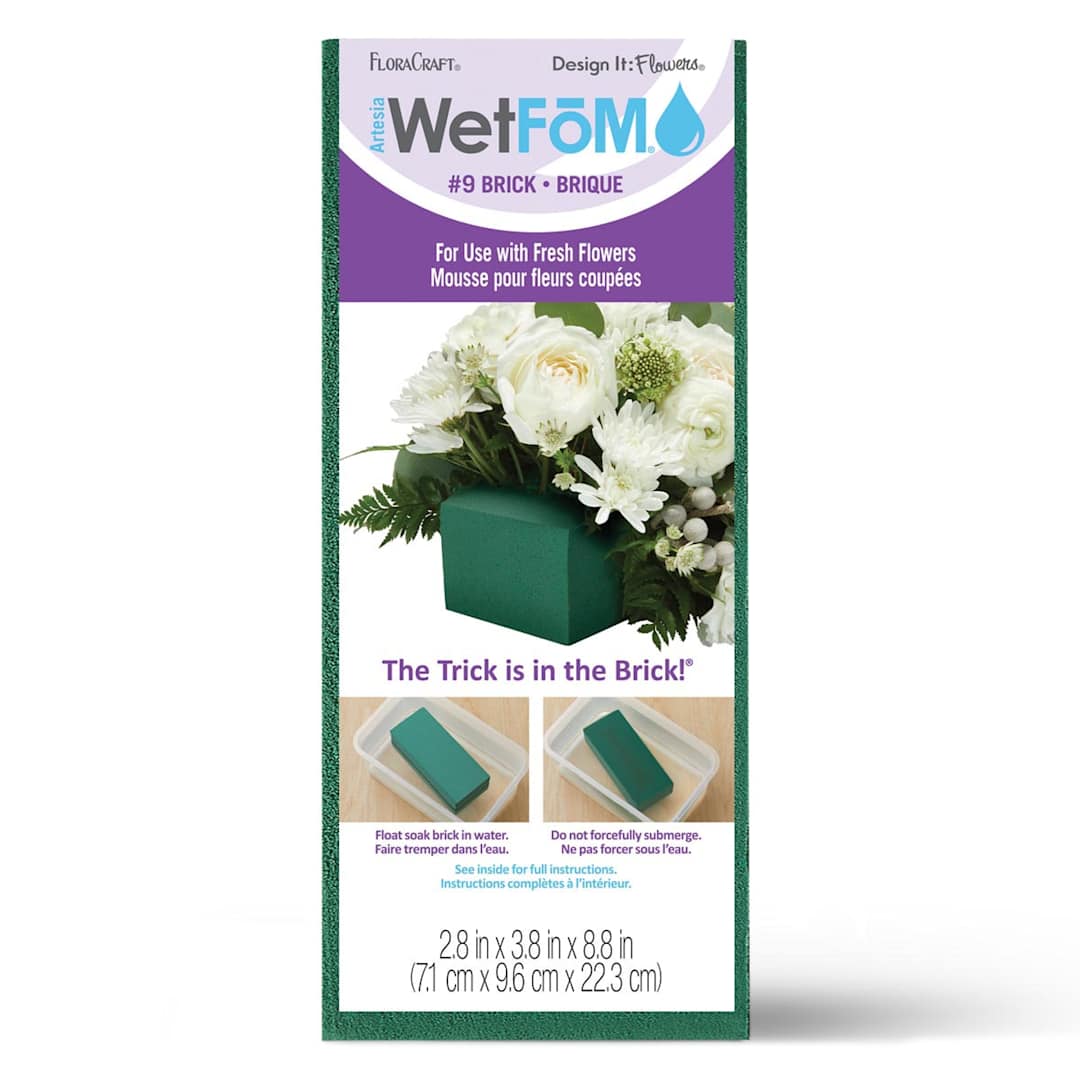 Open in modal - Artesia WetFoM Foam Bricks 8.9" x 3.8" x 2.8"