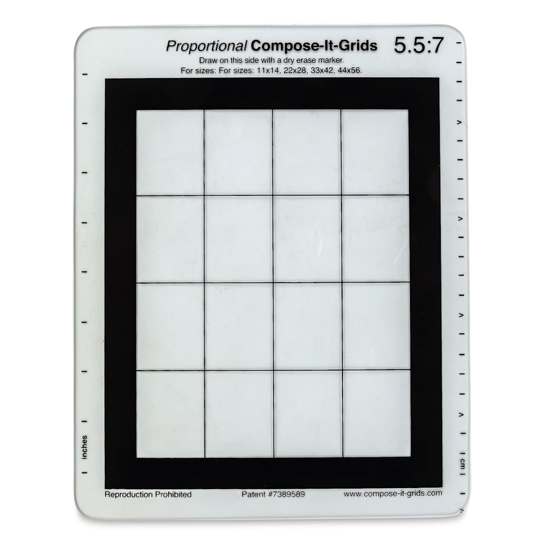 Open in modal - Compose It Grid - 8" x 10", Single Grid, 5:7