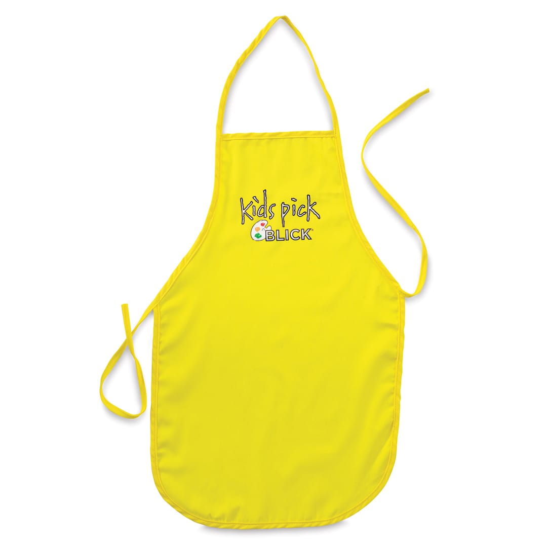 Open in modal - Blick Kid's Apron - Yellow, Large