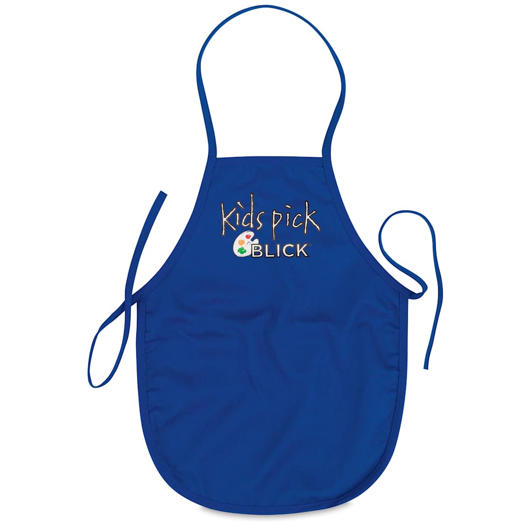 Open in modal - Blick Kid's Apron - Royal, Small