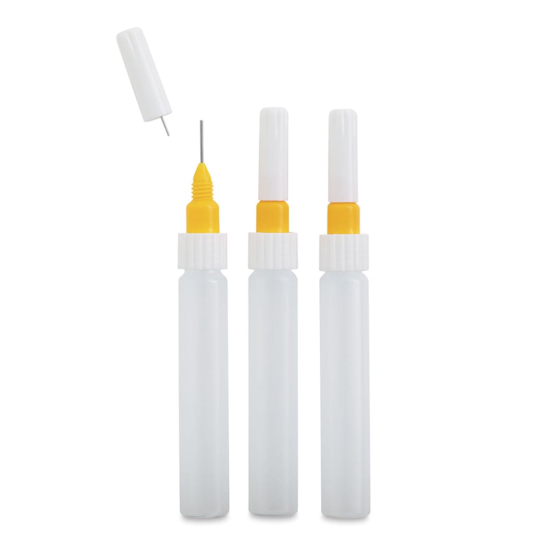 Open in modal - Fineline Empty Applicator Ink Pens, Pkg of 3 - 18 ga, 1 oz