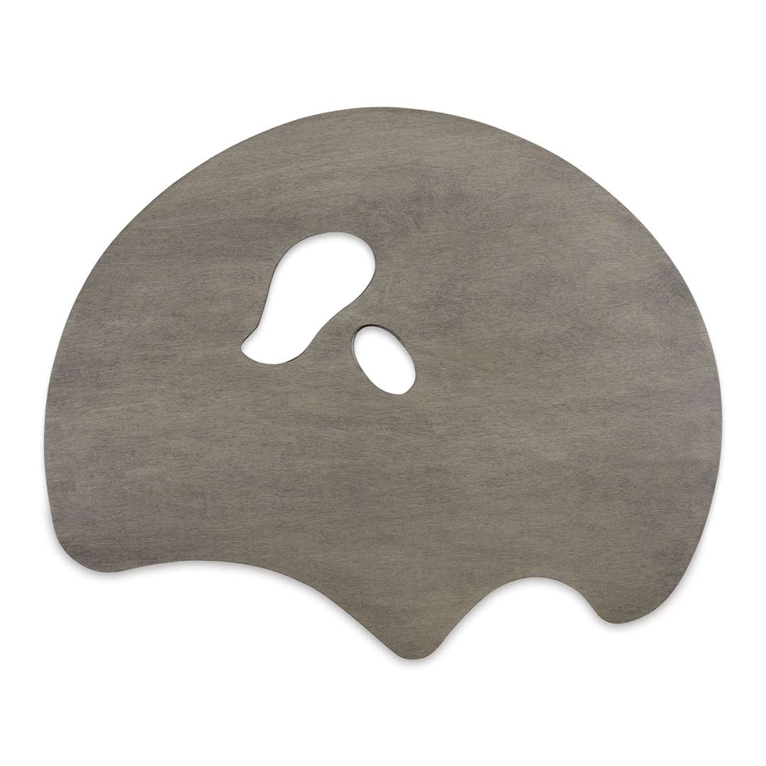 Open in modal - New Wave Wood Palette - Top view of Right Hand, Grey, Grand View Confidant style