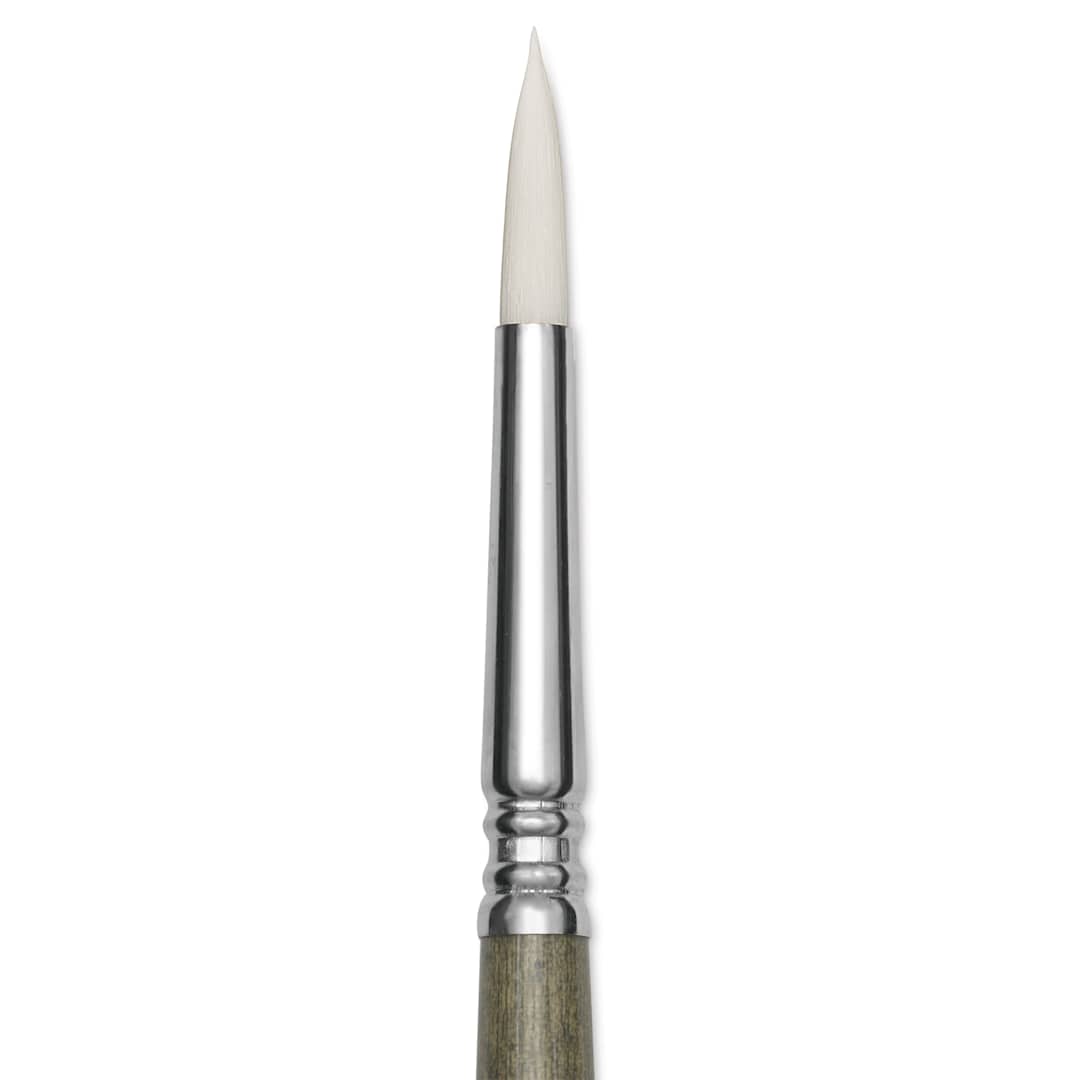 Open in modal - Escoda Signature Ali Cavanaugh Perla Synthetic Brush - Round Pointed, Size 8, close-up