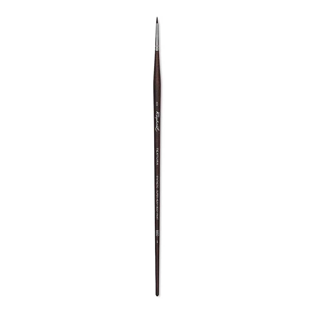 Open in modal - Raphaël Textura Brush - Round, Size 0, Long Handle