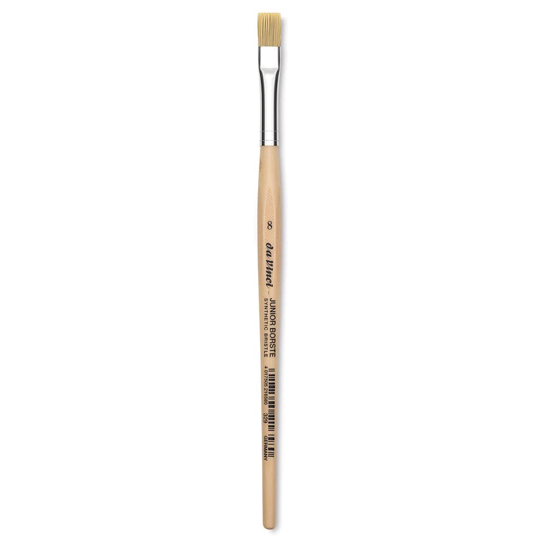 Open in modal - Da Vinci Junior Synthetic Bristle Brush - Flat, Size 8