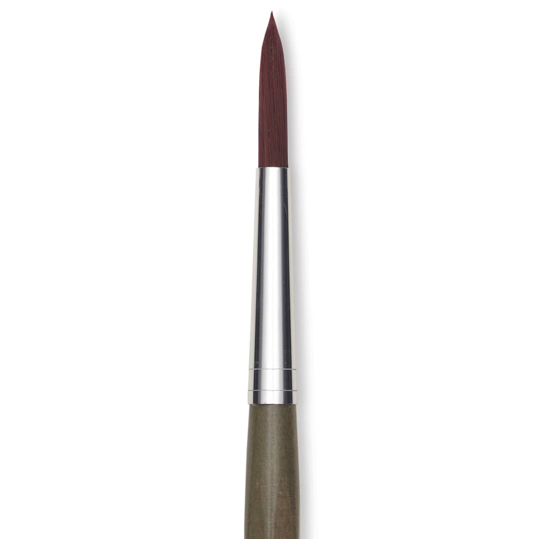 Open in modal - Da Vinci Forte Synthetic Brush - Round, Short Handle, Size 10, close up
