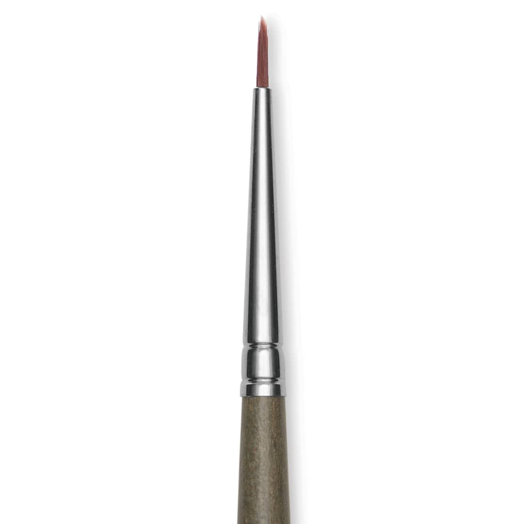 Open in modal - Da Vinci Forte Synthetic Brush - Round, Short Handle, Size 3/0, close-up