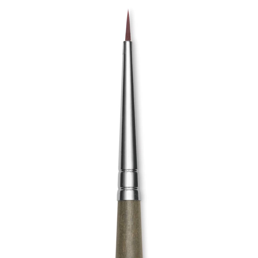 Open in modal - Da Vinci Forte Synthetic Brush - Round, Short Handle, Size 5/0, close-up