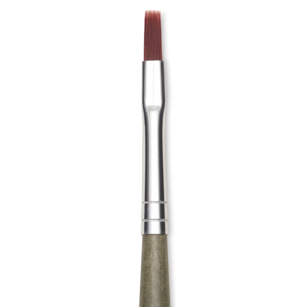 Open in modal - Da Vinci Forte Synthetic Brush - Bright, Short Handle, Size 2, close-up