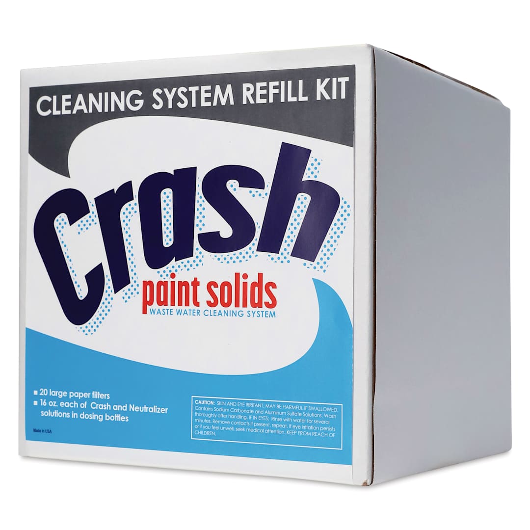 Open in modal - Golden Crash Paint Solids Waste Water Cleaning System, Refill Kit, front of box