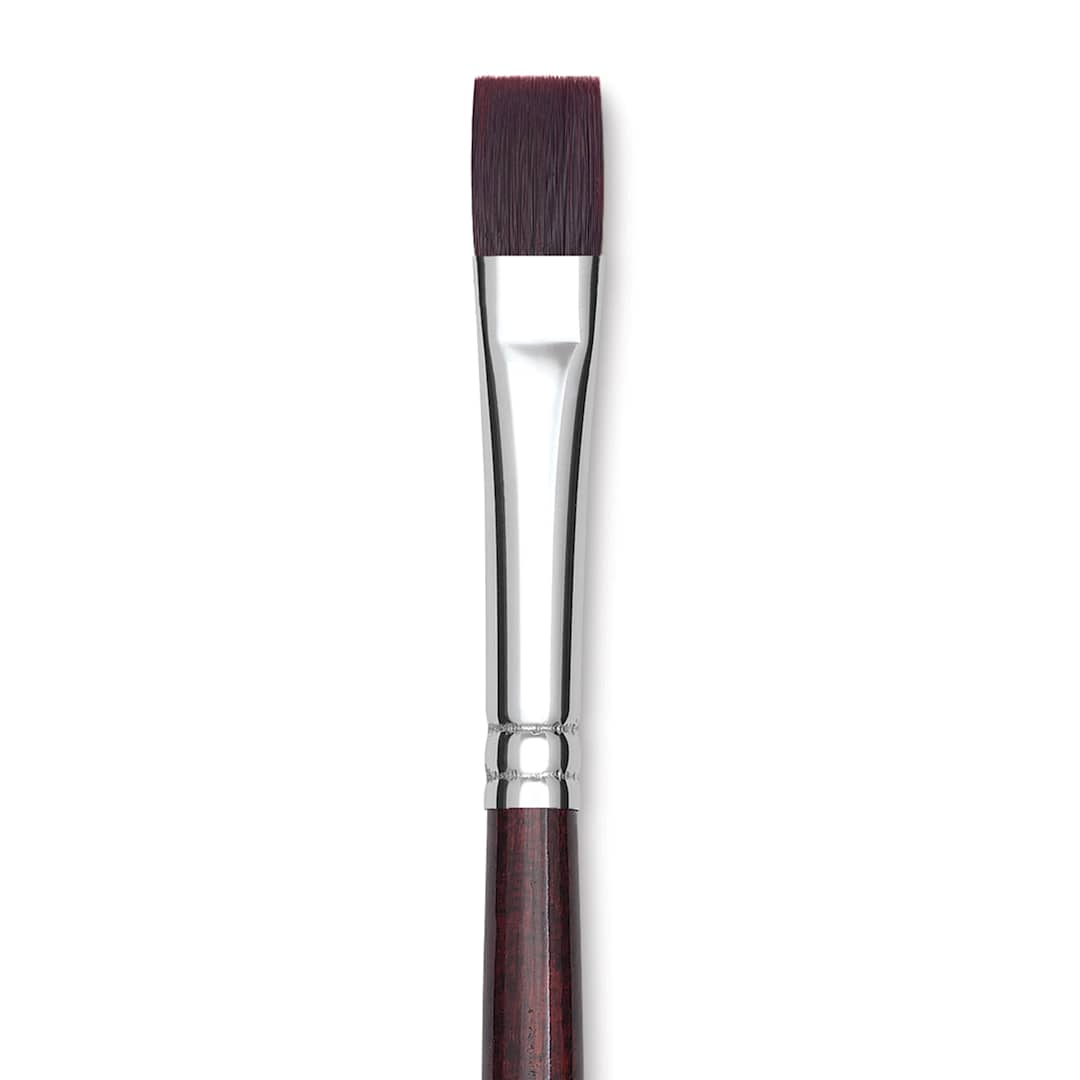 Open in modal - Utrecht Tuscan Synthetic Bright - Size 6, Long Handle