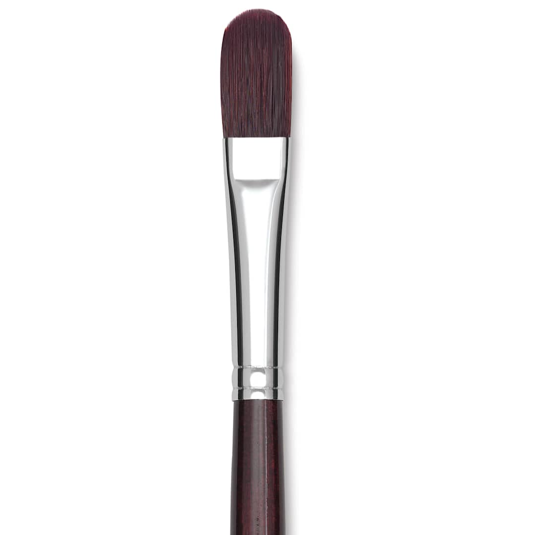 Open in modal - Utrecht Tuscan Synthetic - Filbert, Size 8, Long Handle