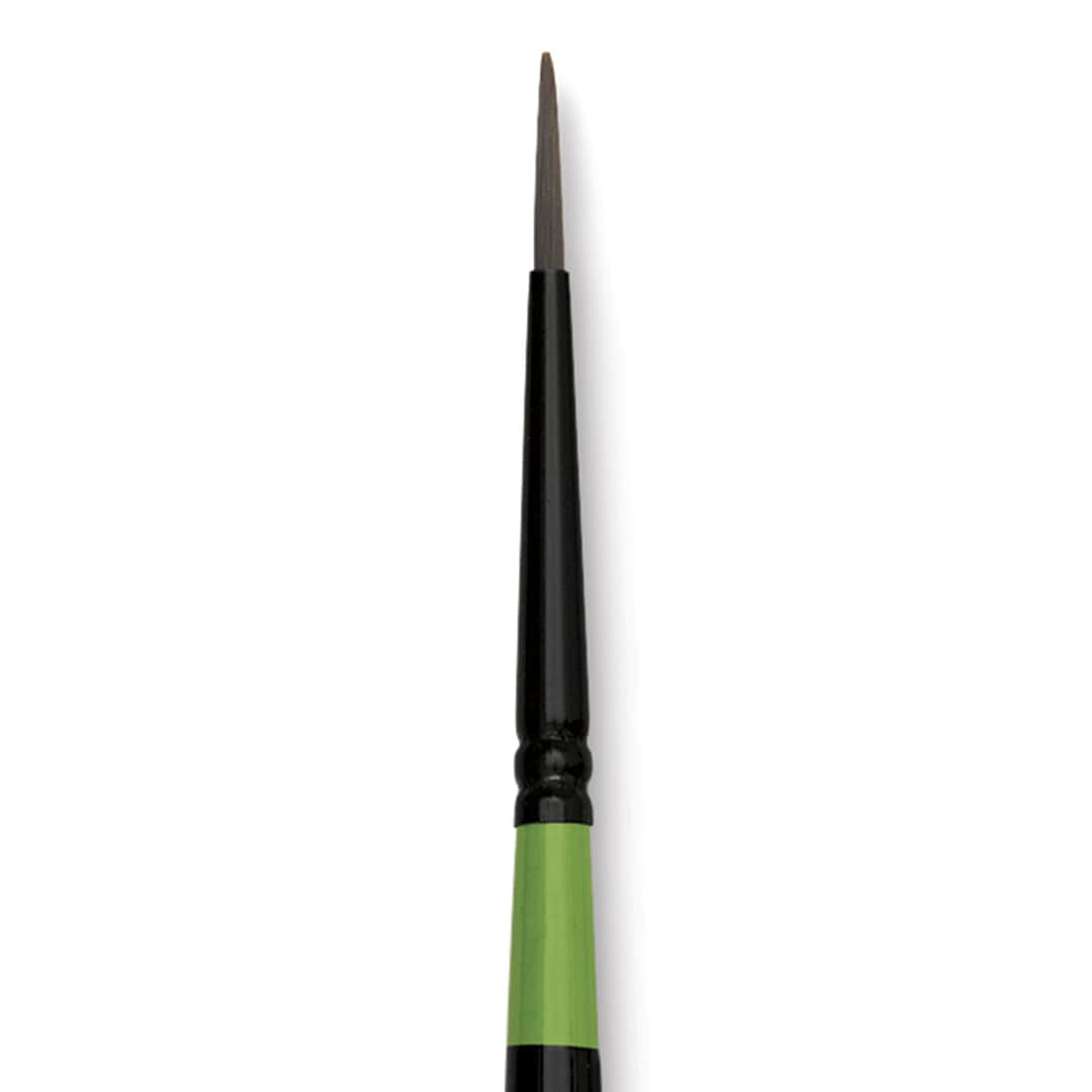 Open in modal - Utrecht Manglon Synthetic Brush-Round, Size 4, Long Handle close-up