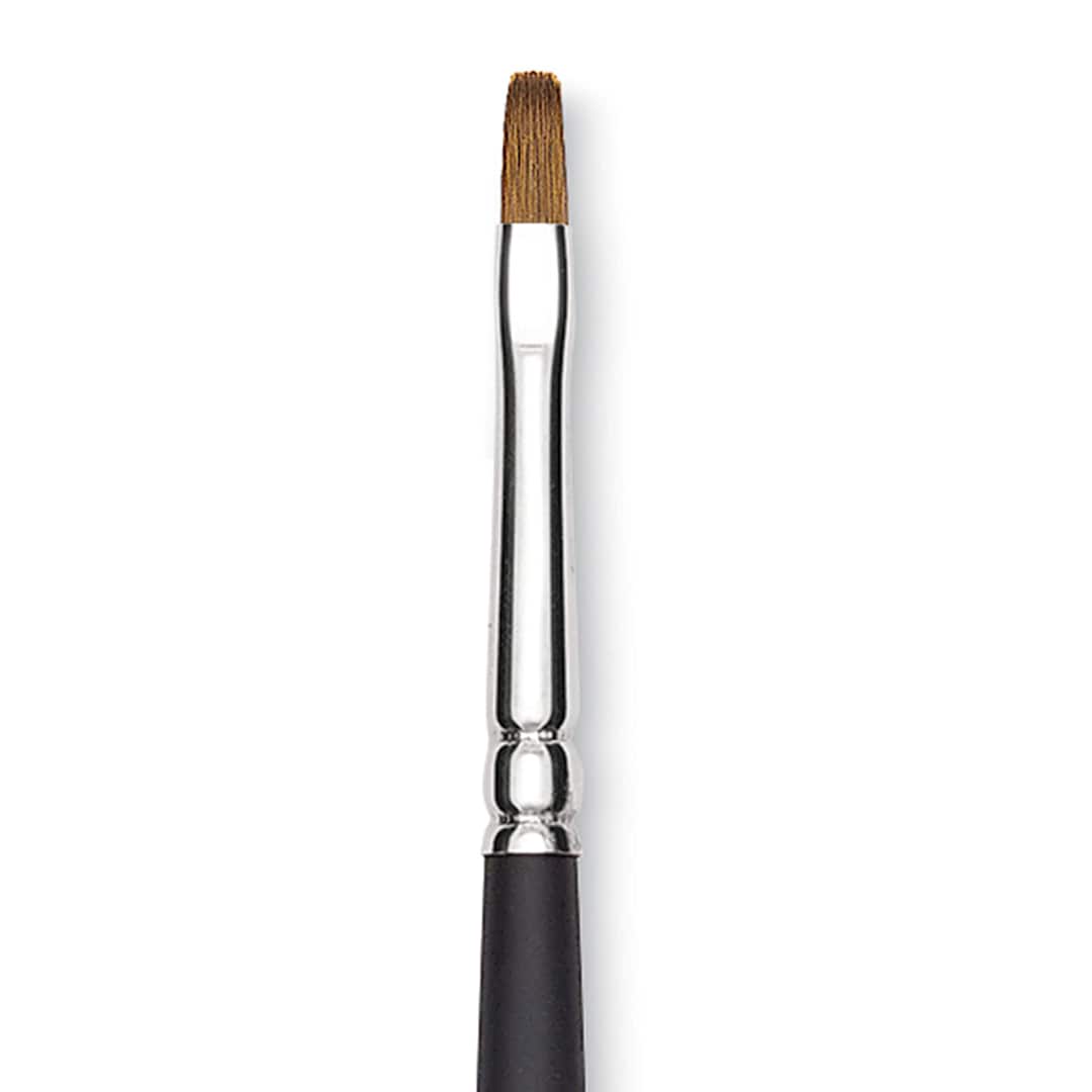 Open in modal - Blick Masterstroke Finest Red Sable Brush - Bright, Size 1, Long Handle close-up
