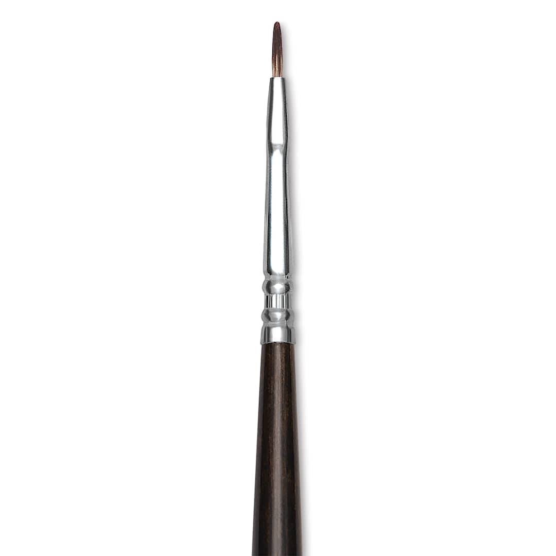 Open in modal - Escoda Vintage Synthetic Brush - Filbert, Long  Handle, Size 0