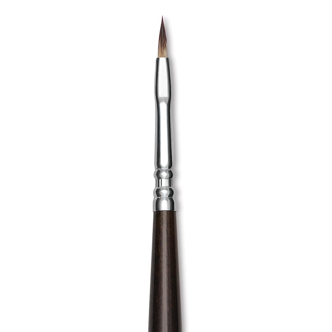 Open in modal - Escoda Vintage Synthetic Brush - Filbert, Long  Handle, Size 1