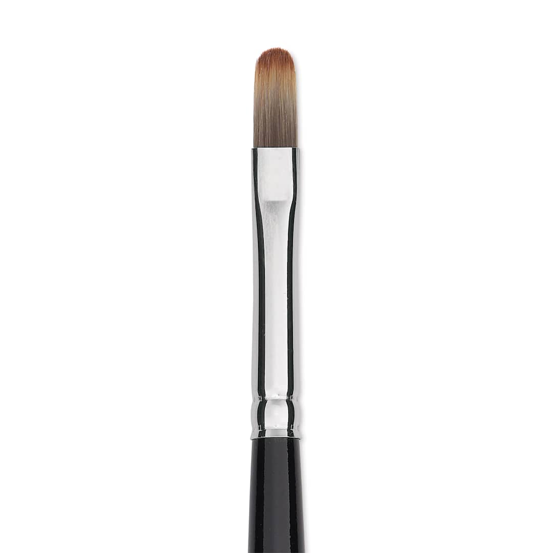 Open in modal - Trekell Spectrum Brush - Filbert, Long Handle, Size 6, close up