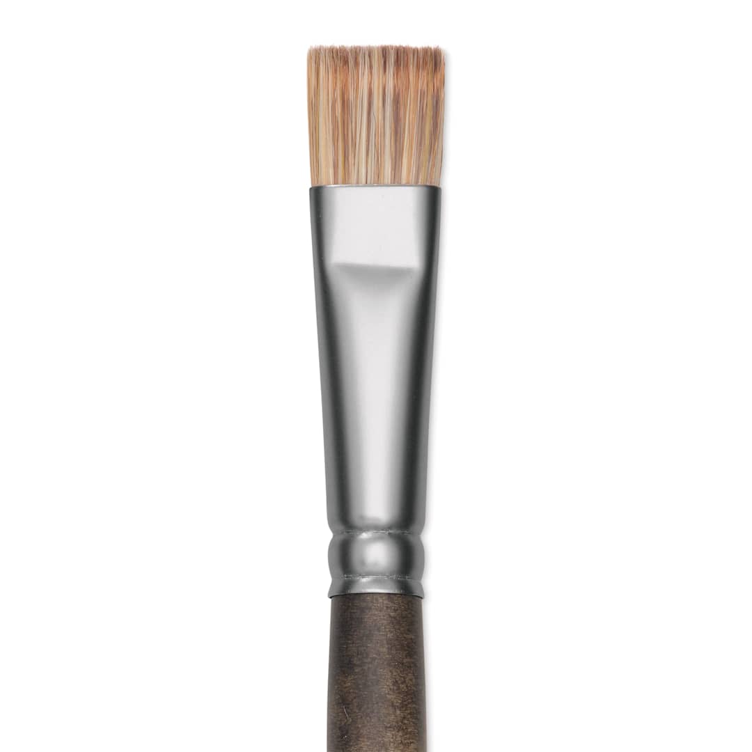 Open in modal - Princeton Pro Series 6000 Brush - Bright, Long Handle, Size 6, close up