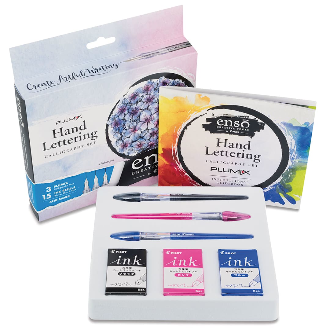 Open in modal - Pilot Enso Plumix Hand Lettering Calligraphy Set
