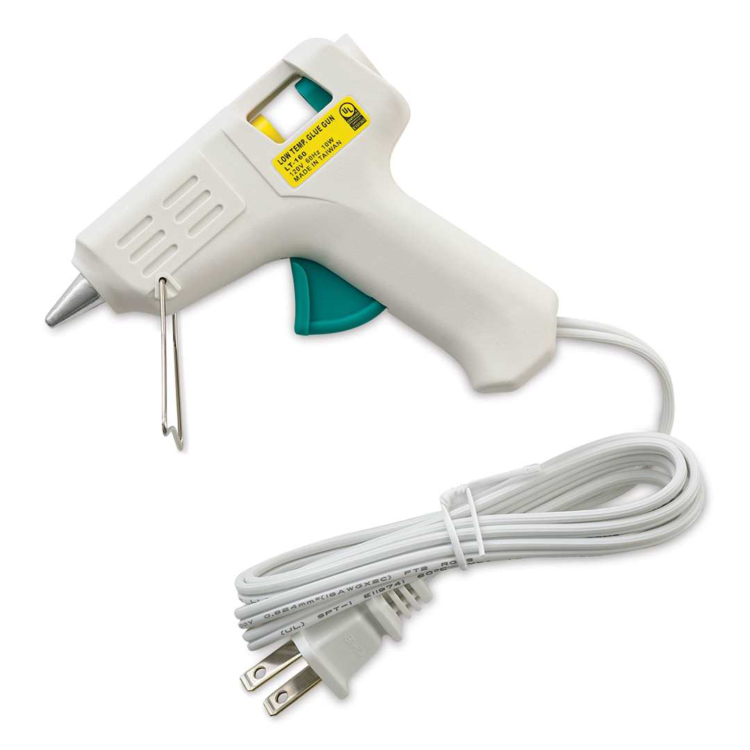 Open in modal - Manuscript Cool Melt Wax Gun - Side view of gun with stand and cord

