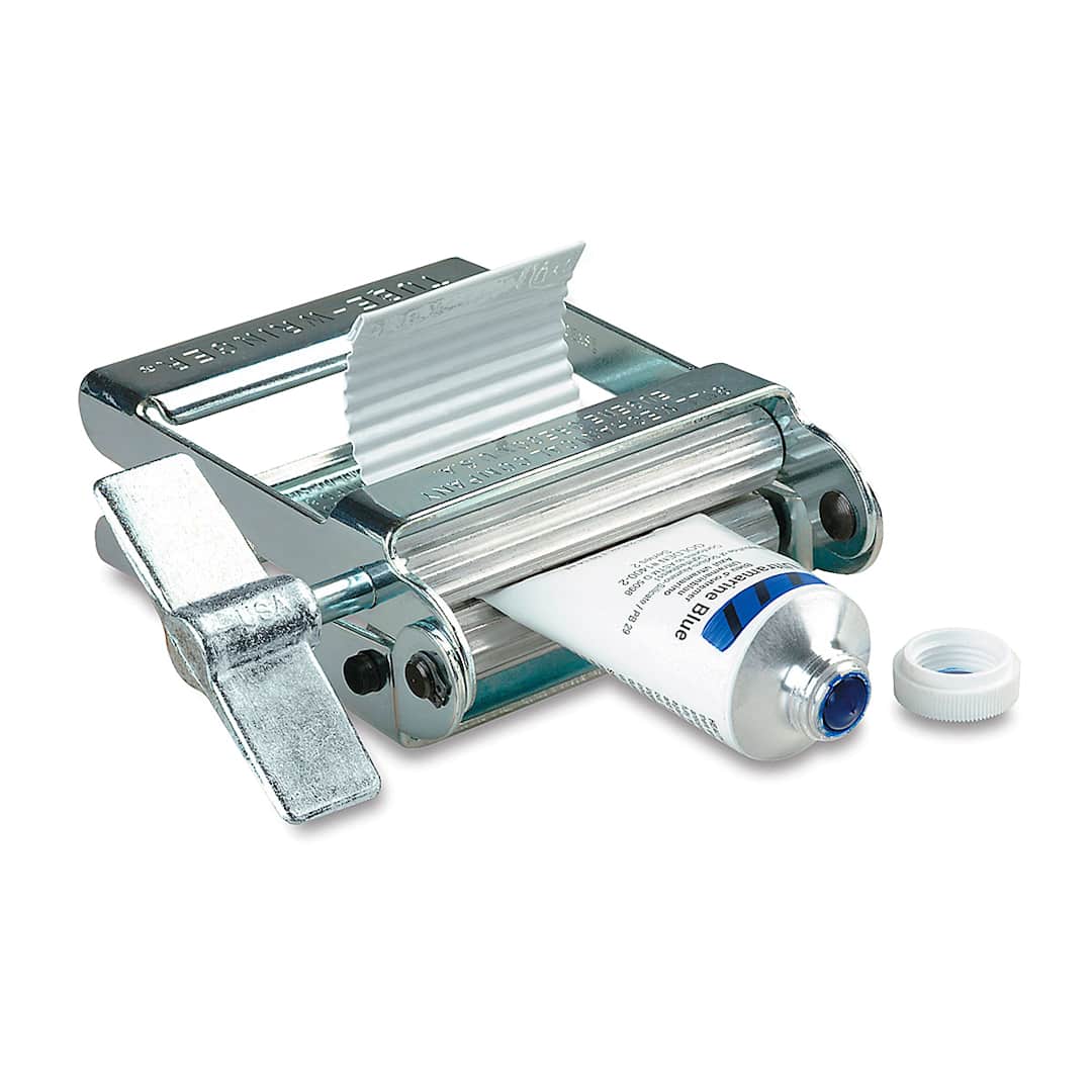 Open in modal - Gill Mechanical Heavy-Duty Tube-Wringer (Shown with sample paint tube)