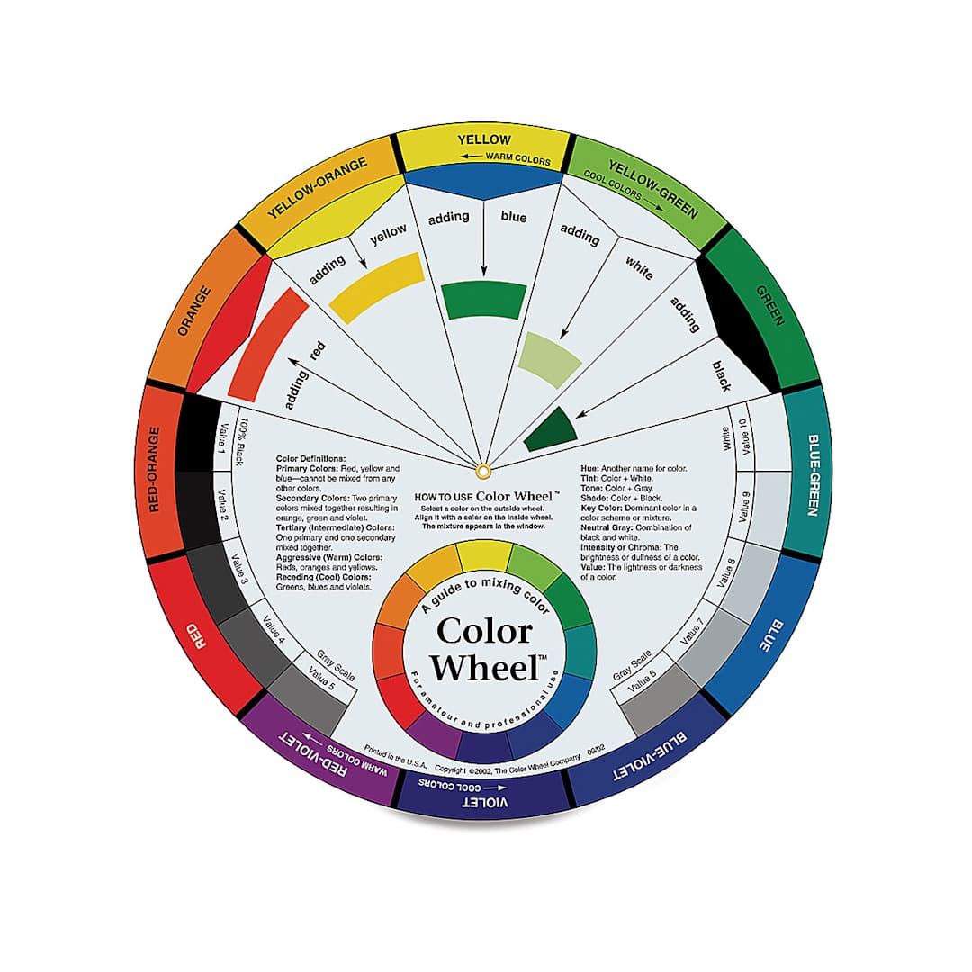 Open in modal - Artist's Color Wheel - Standard Version, 9-1/4" (front)