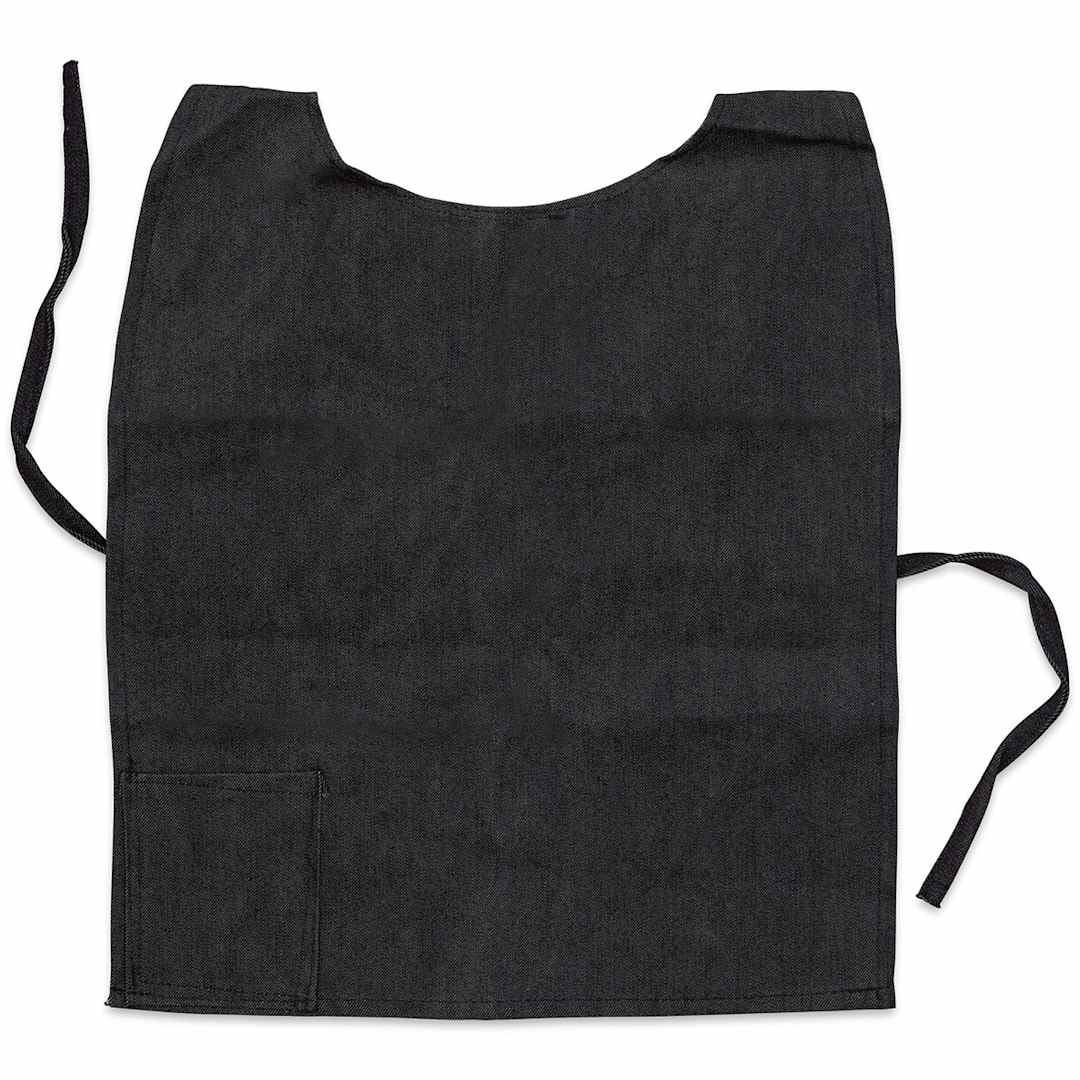 Open in modal - Children's Art Apron -Top view of apron for Ages 6-11 showing ties