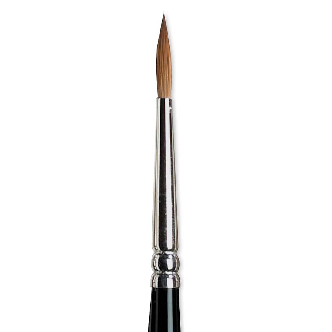 Open in modal - Winsor & Newton Series 7 Kolinsky Sable Brush - Pointed Round, Size 2 close-up