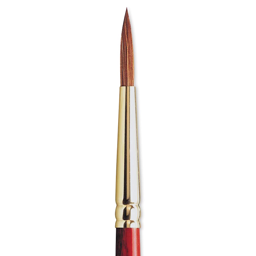 Open in modal - Winsor & Newton Sceptre Gold II Brush - Pointed Round, Short Handle, Size 5