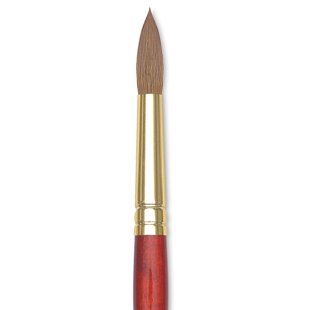 Open in modal - Winsor & Newton Sceptre Gold II Brush - Pointed Round, Short Handle, Size 14