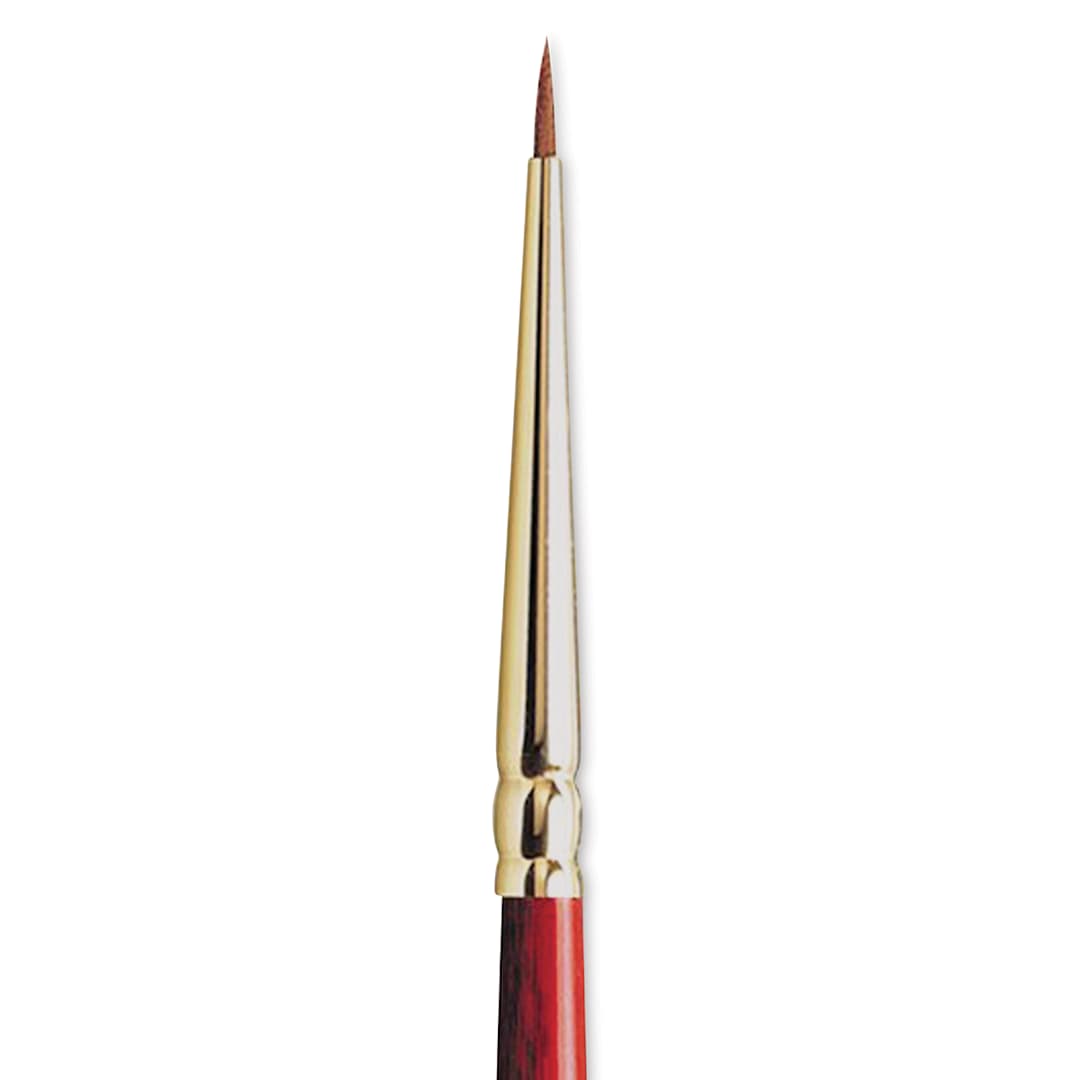 Open in modal - Winsor & Newton Sceptre Gold II Brush - Pointed Round, Short Handle, 3/0