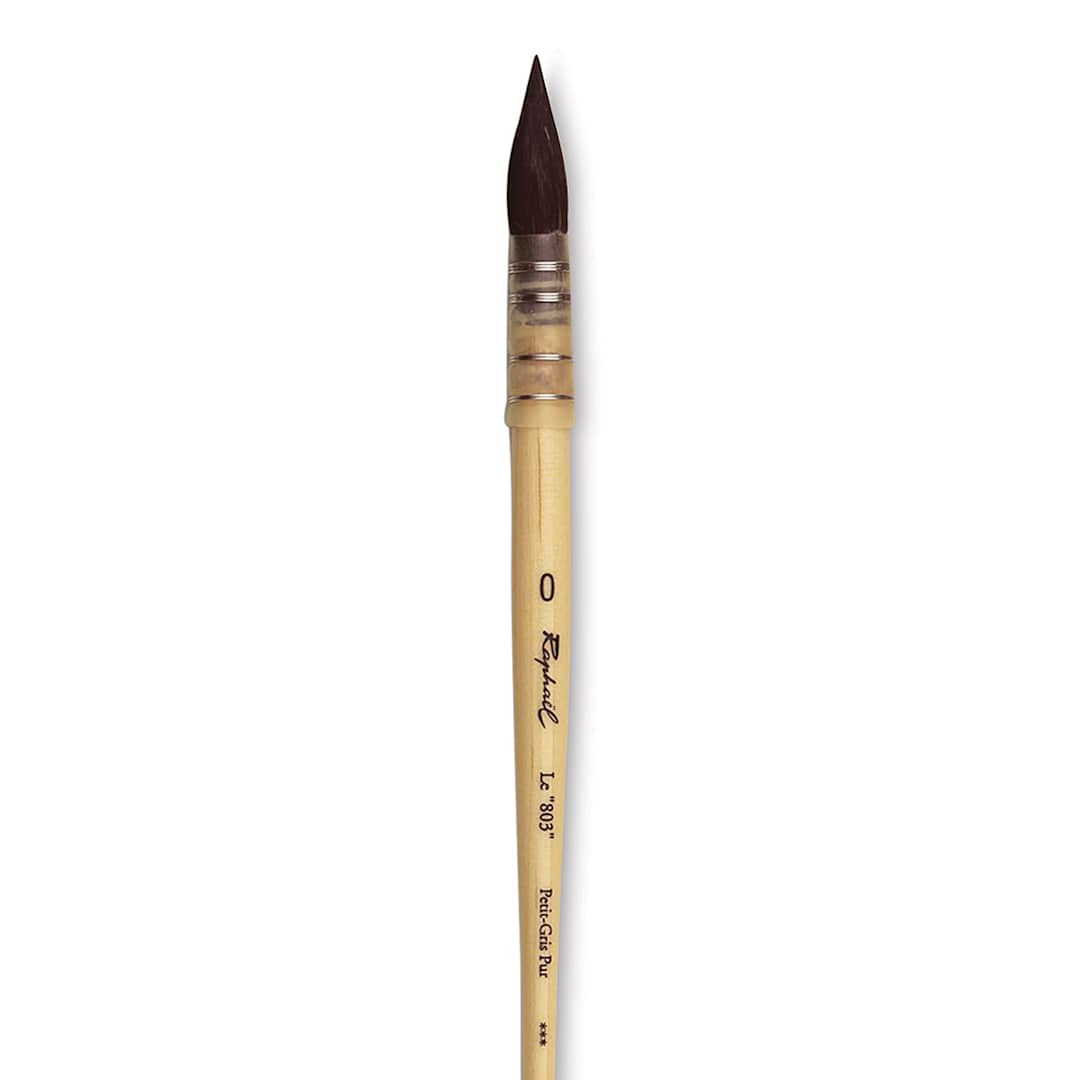 Open in modal - Raphaël Kazan Squirrel Quill Mop Brush - Mop, Size 0