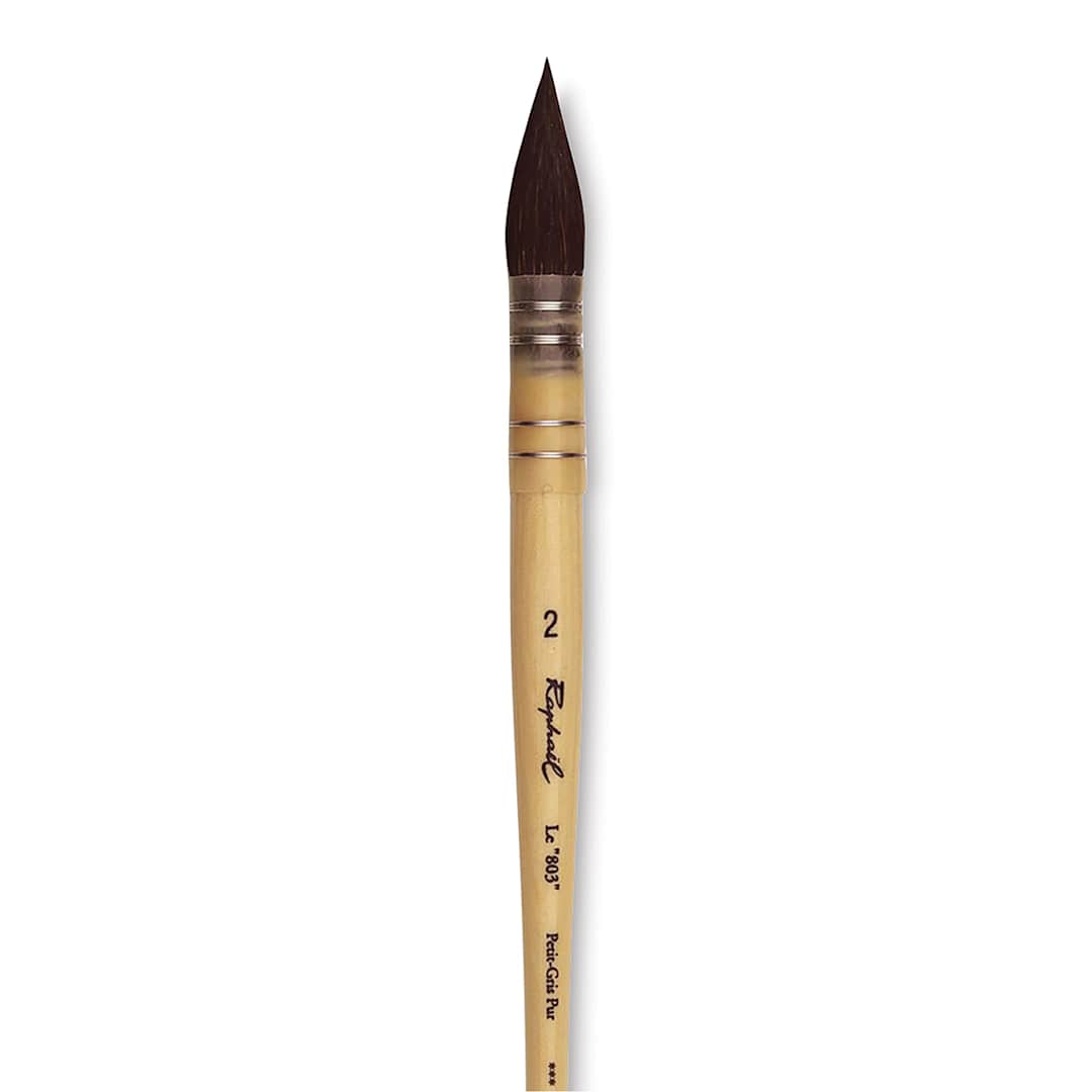 Open in modal - Raphaël Kazan Squirrel Quill Mop Brush - Mop, Size 2
