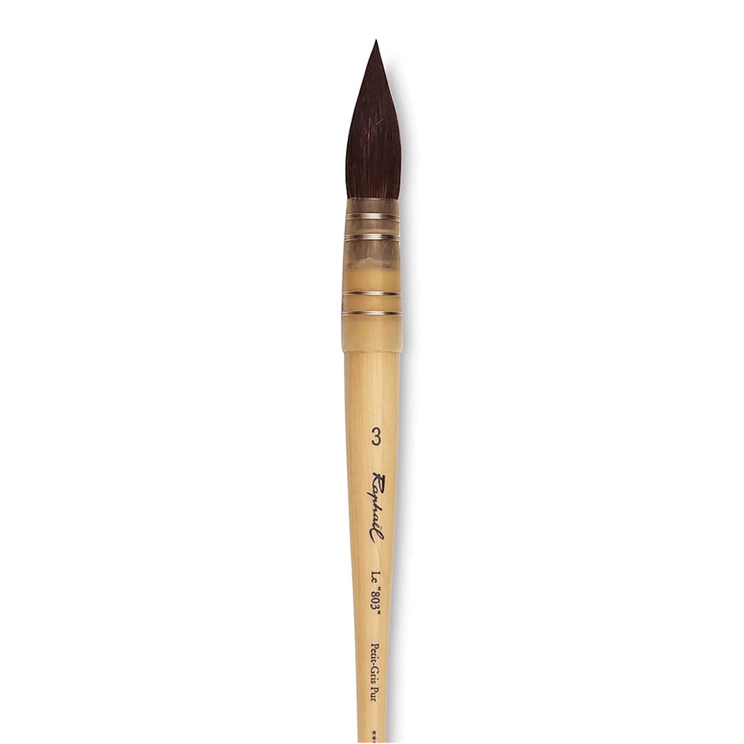Open in modal - Raphaël Kazan Squirrel Quill Mop Brush - Mop, Size 3