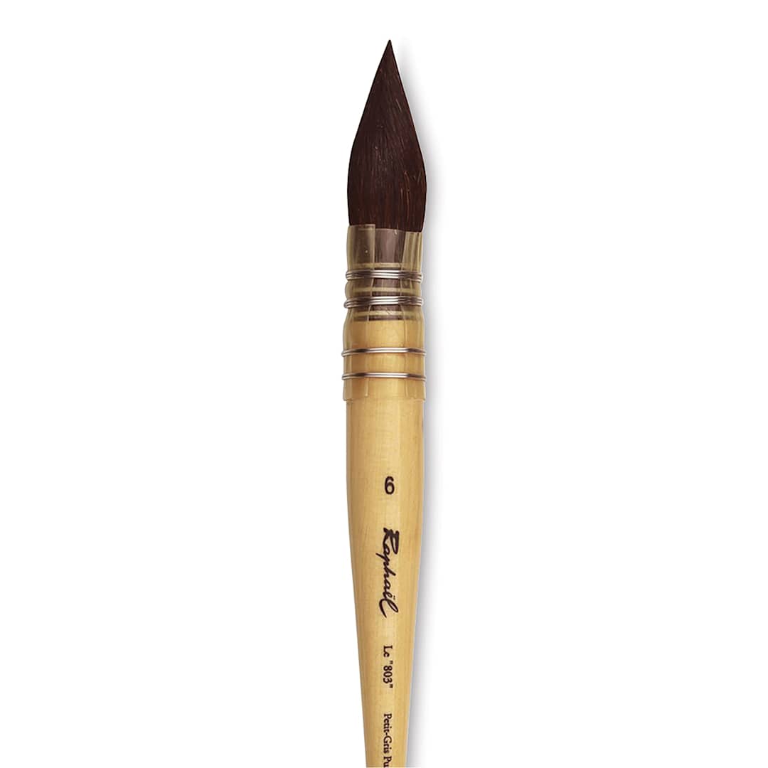 Open in modal - Raphaël Kazan Squirrel Quill Mop Brush - Mop, Size 6