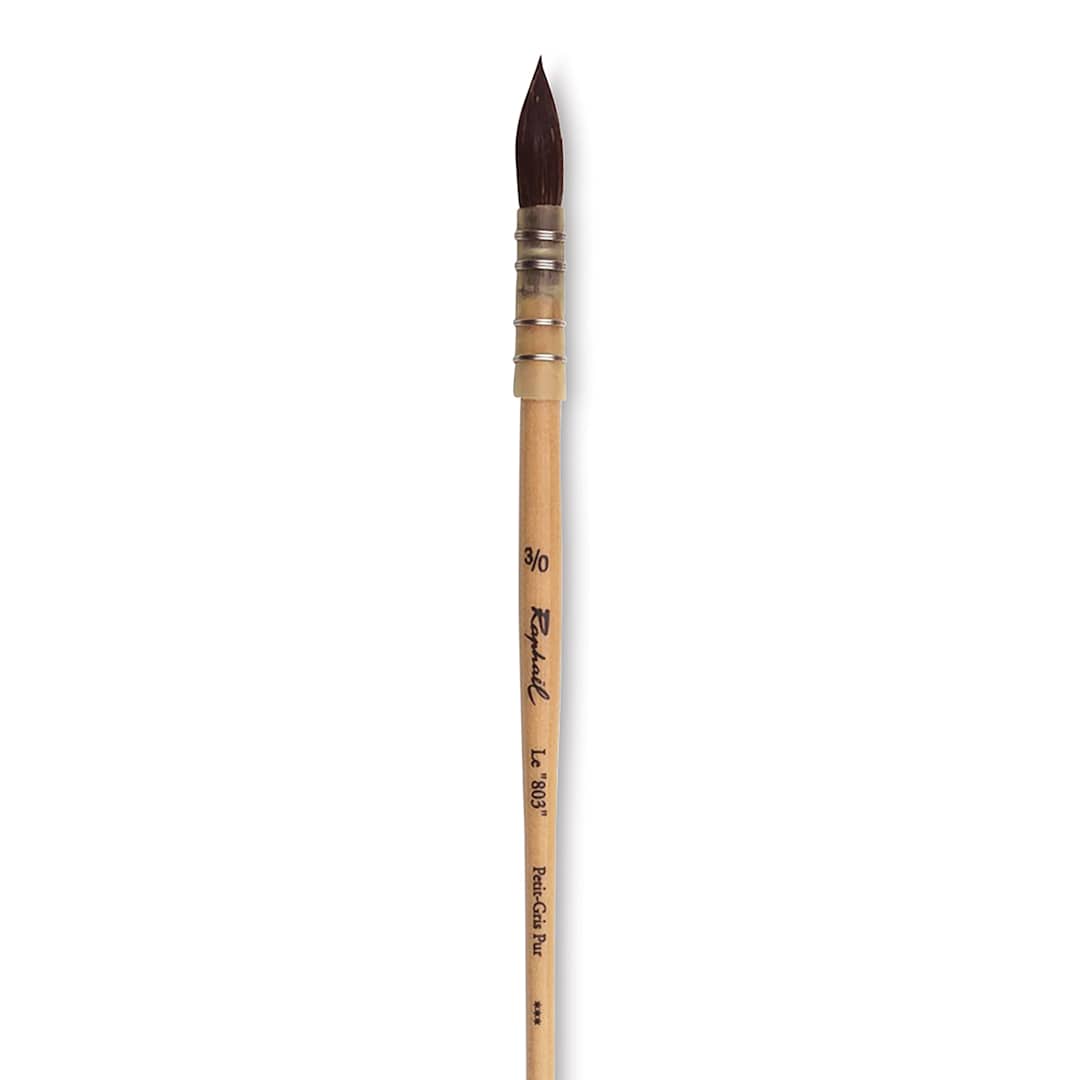 Open in modal - Raphaël Kazan Squirrel Quill Mop Brush - Mop, Size 3/0