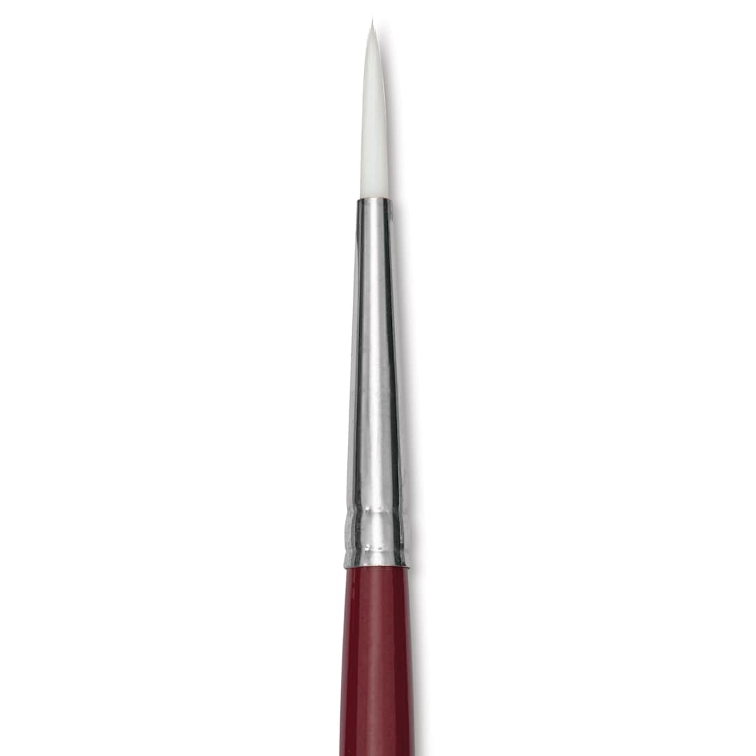 Open in modal - Dynasty Fine White Synthetic Brush - Round, Refill Brush, Size 4 close-up