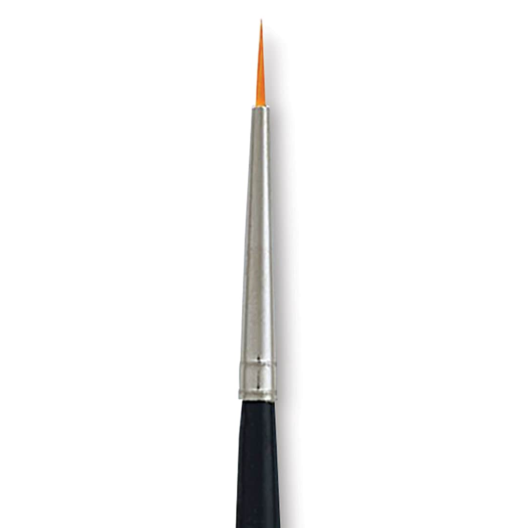 Open in modal - Dynasty Finest Golden Synthetic Brush - Round, Refill Brush, 2/0 close up
