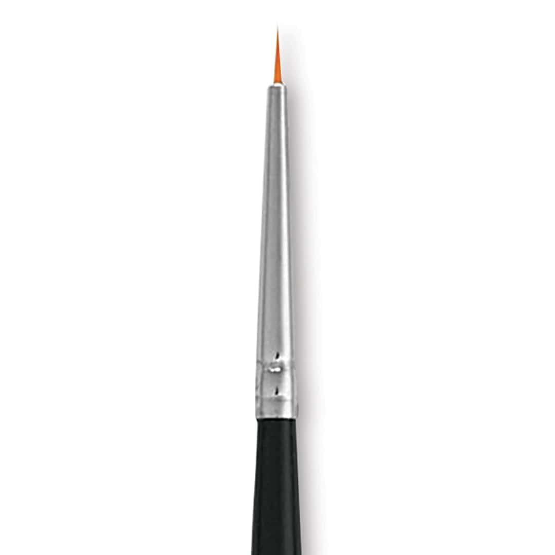 Open in modal - Dynasty Finest Golden Synthetic Brush - Round, Refill Brush, 5/0 close up