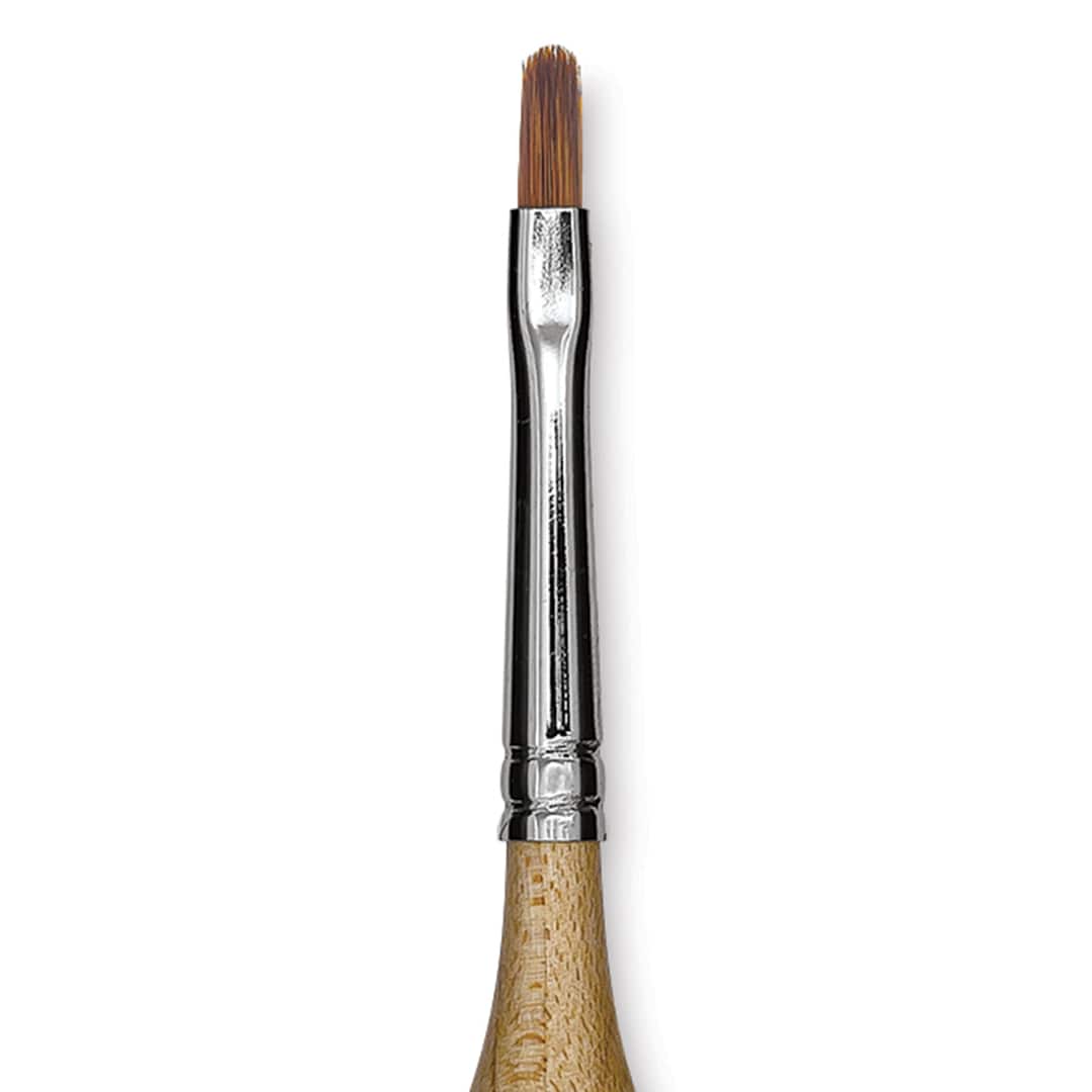 Open in modal - Blick Egg Handled Brush - Filbert, Size 4 close up