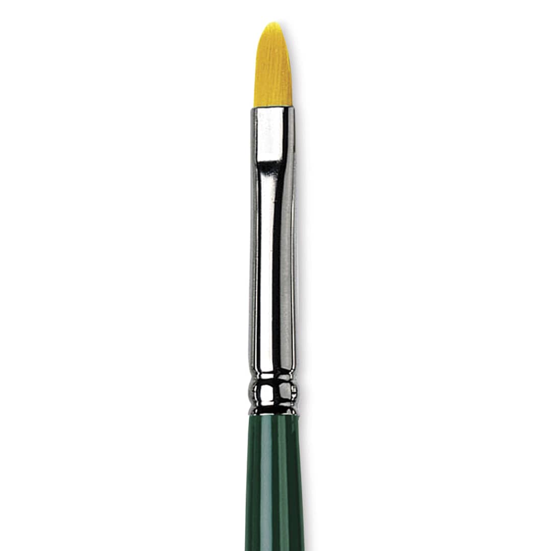 Open in modal - Da Vinci Nova Brush - Filbert, Long Handle, Size 6 close up