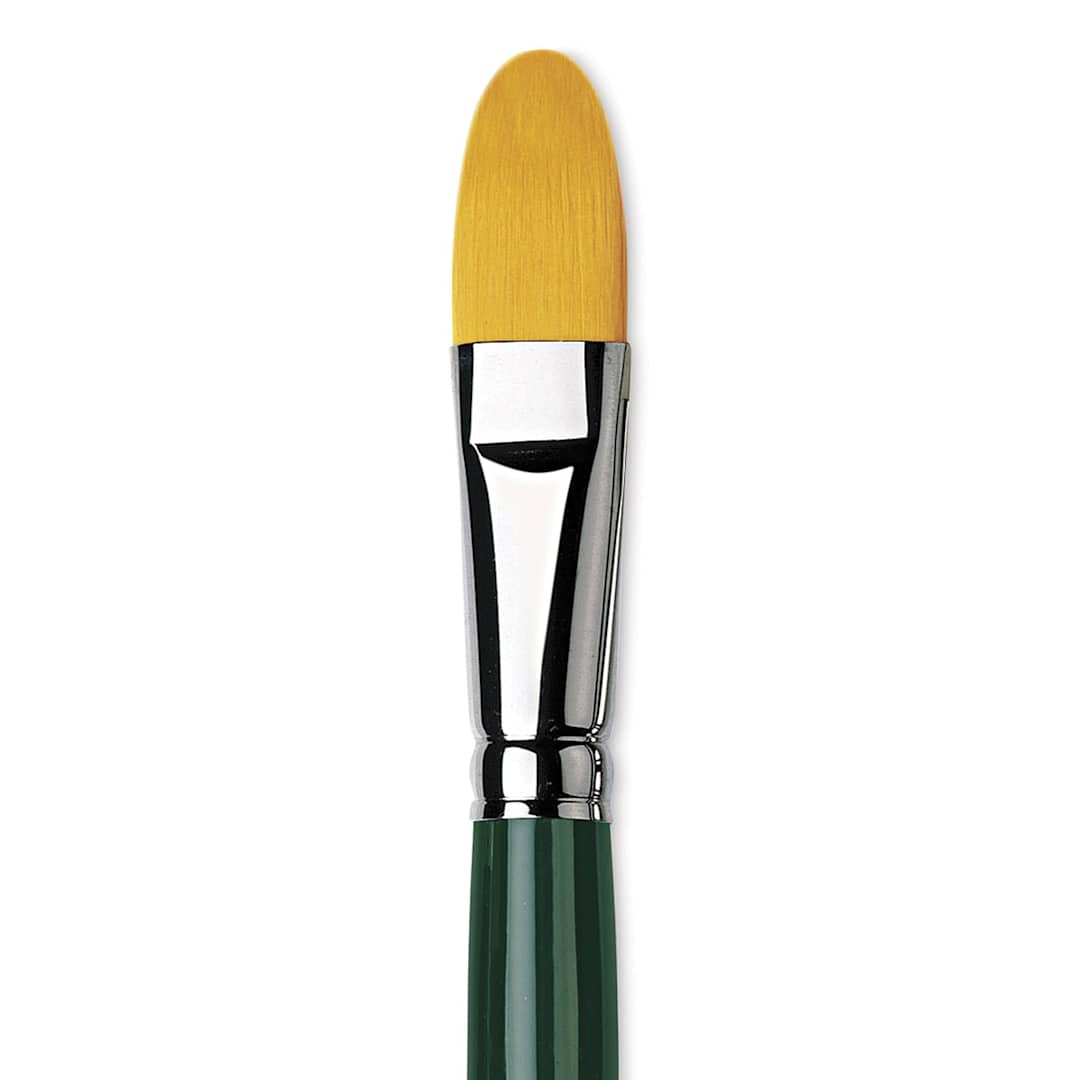 Open in modal - Da Vinci Nova Brush - Filbert, Long Handle, Size 20 close up