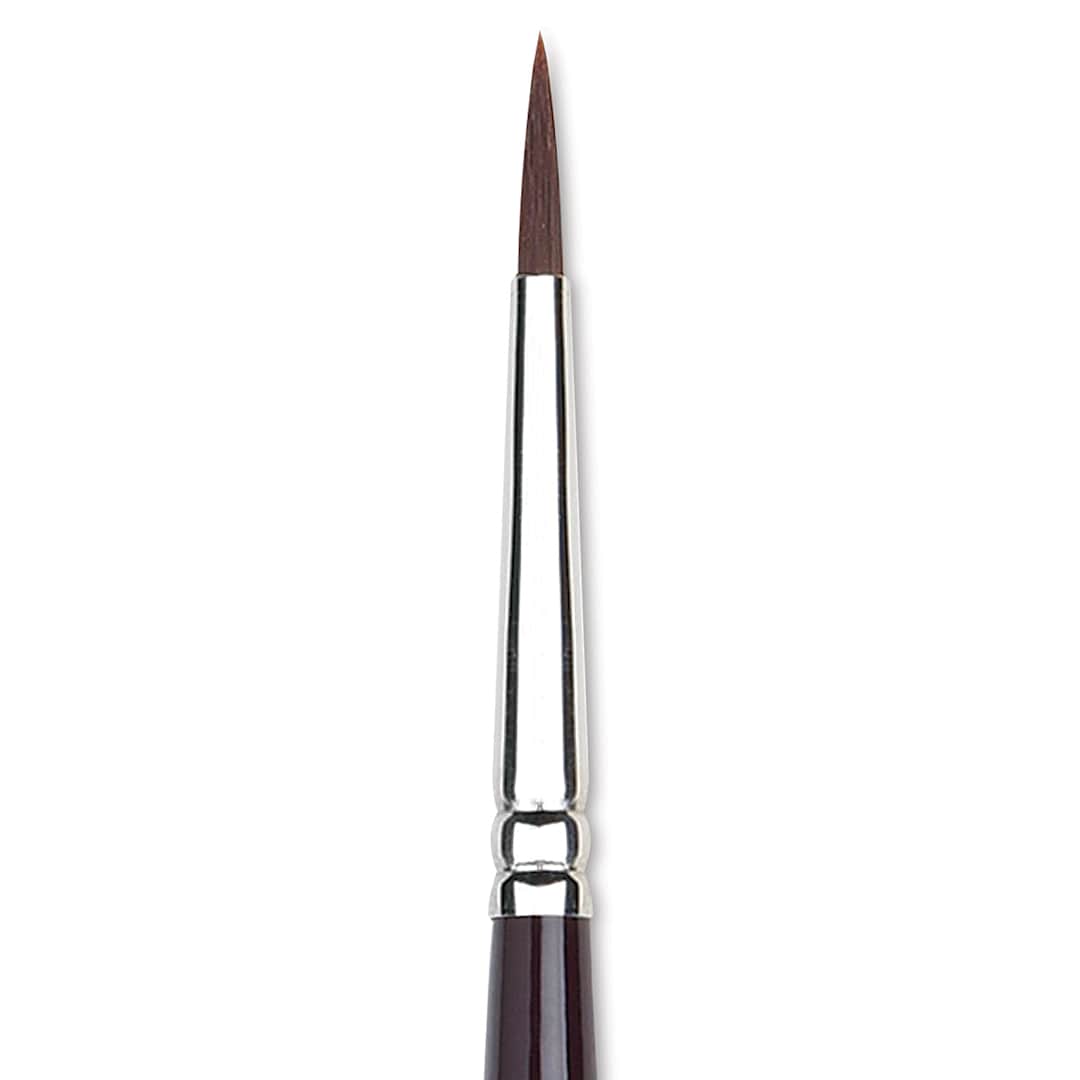 Open in modal - Winsor & Newton Galeria Brush - Round, Long Handle , Size 4 close up