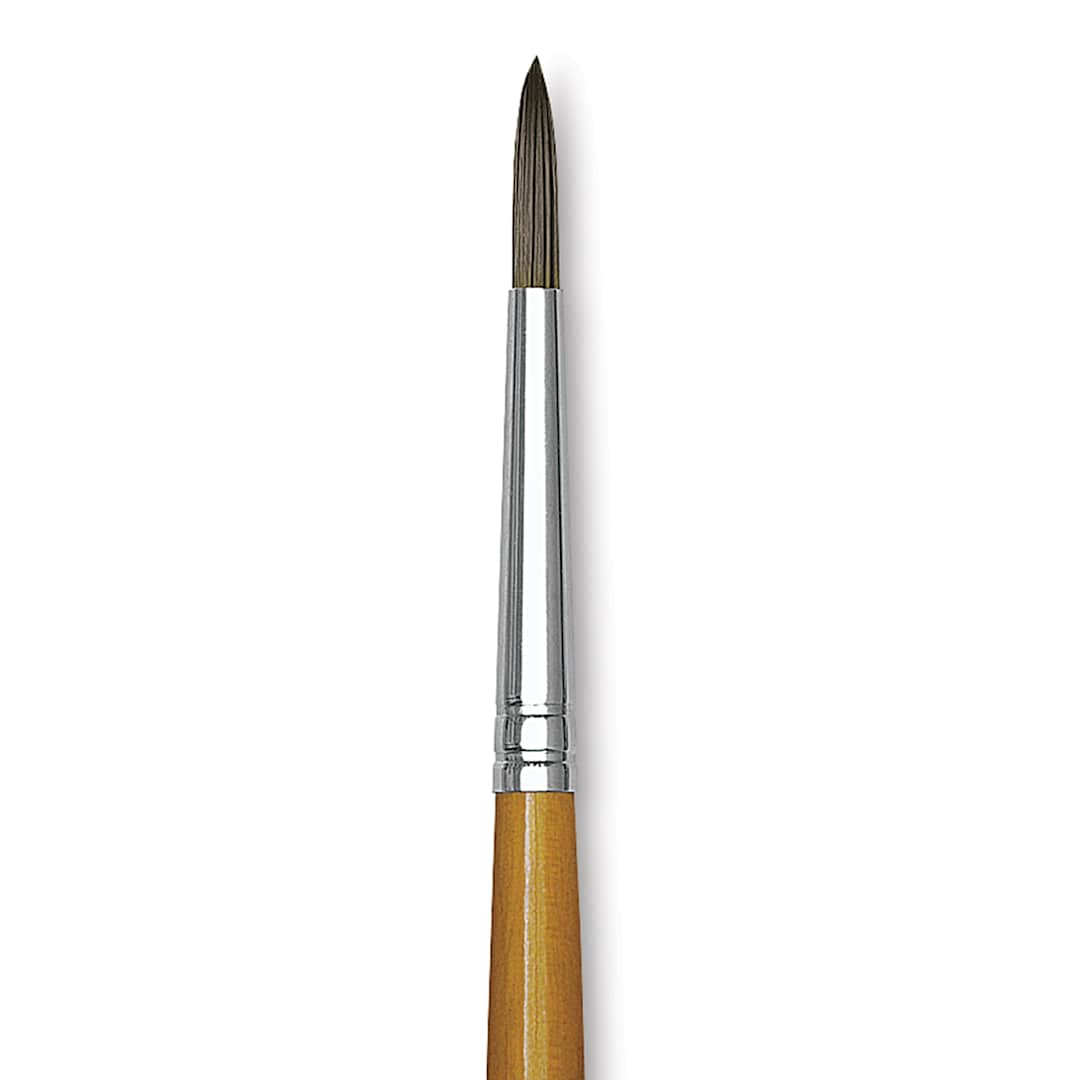 Open in modal - Isabey Isacryl Brush - Round, Long Handle, Size 2